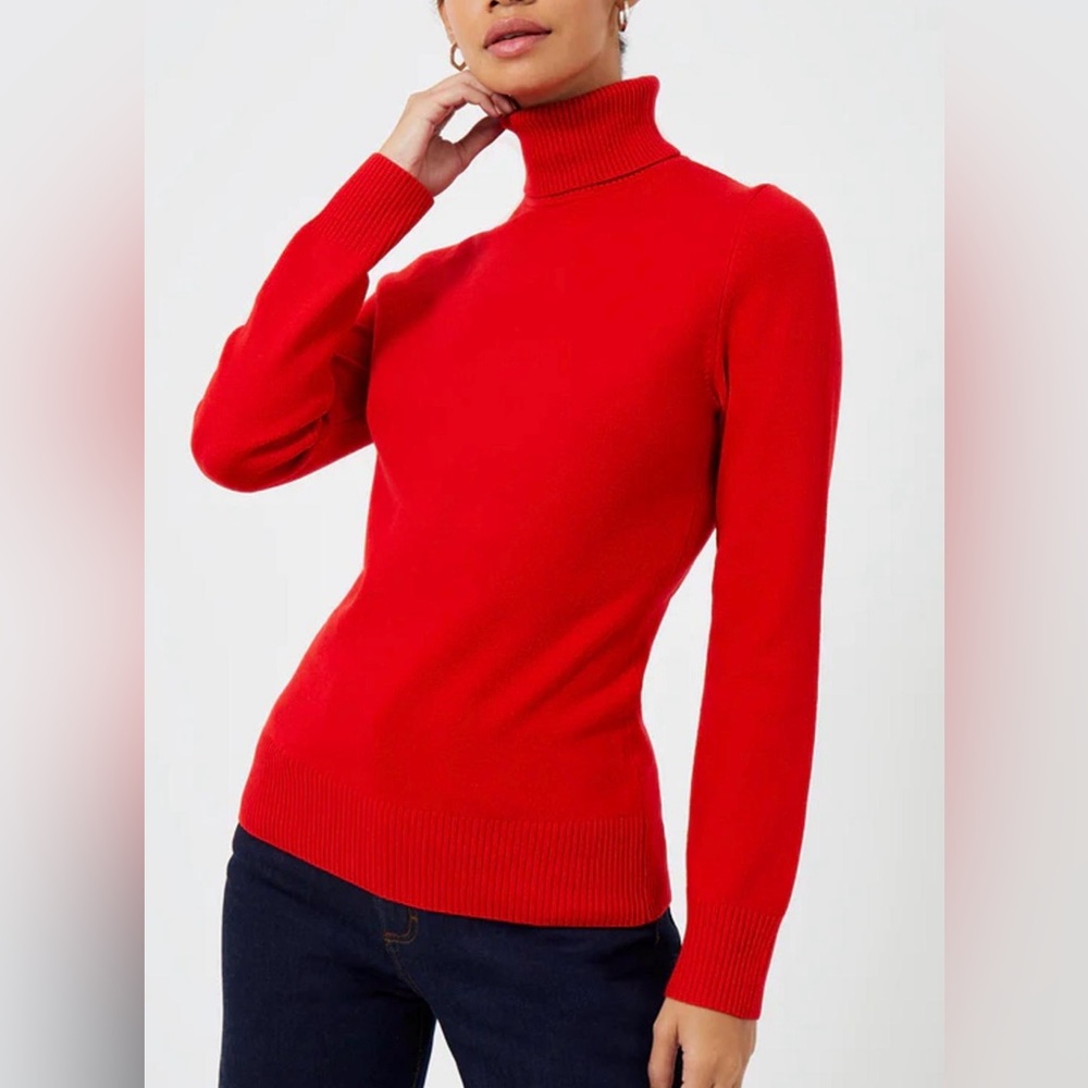 French Connection Babysoft Turtleneck Sweater Size M